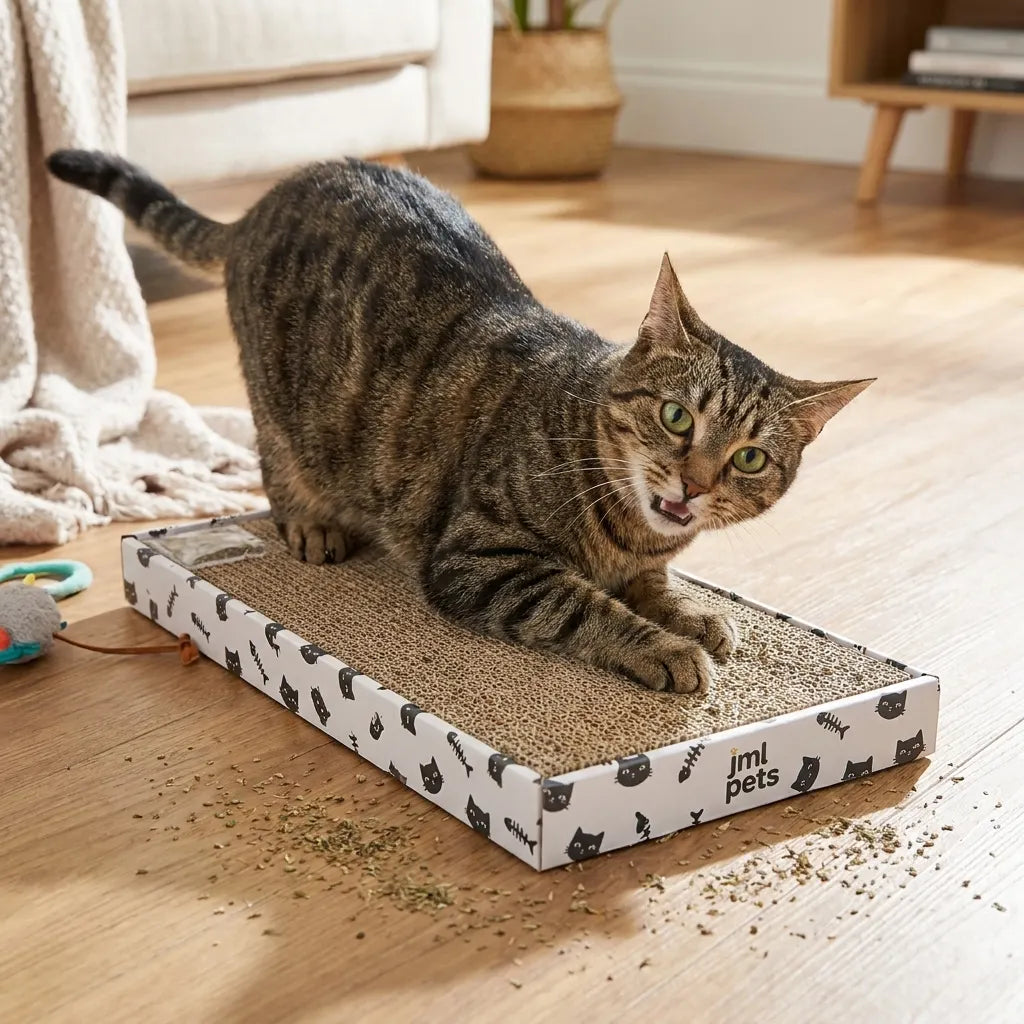 JML Pets Cat Scratcher with Catnip